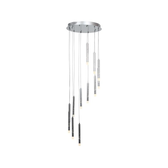 Foto para 36w (12 x 3) Rain Module LED Dry Location Chrome ACR Pendant (CAN 1"Ø17.7")