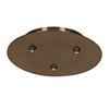 Foto para 50w Unijack Dry Location Bronze Three-Port Round Canopy