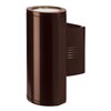 Foto para 26w (2 x 13) Trident GU-24 Spiral Fluorescent Bronze Clear Wet Location Wallwasher (CAN 6.9"x4.25"x0.25")