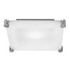 Foto para 100w Lithium R7s J-118 Halogen Damp Location Brushed Steel Frosted Flush-Mount (CAN 1.4")