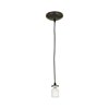 Foto para 100w Sydney E-26 A-19 Incandescent Dry Location Oil Rubbed Bronze Cord Pendant (CAN 1.25"Ø5.25")