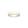 Foto para 120w (2 x 60) Altum E-26 A-19 Incandescent Damp Location White Opal Flush-Mount (CAN 1"Ø10")