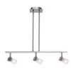 Foto para 120w (3 x 40) Ryan G9 G9 Halogen Dry Location Brushed Steel FCL Semi-Flush or Pendant