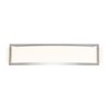 Foto para 13w Argon Module Damp Location Brushed Steel Opal LED Wall Fixture (CAN 19.75"x4.25"x1")