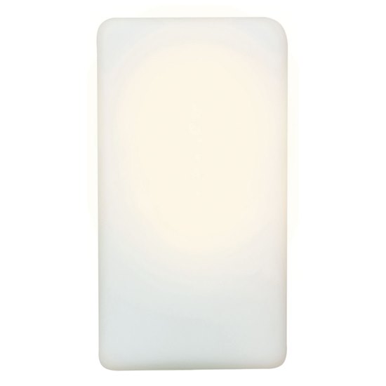 Foto para 13w Brick GU-24 Spiral Fluorescent Opal Wet Location Wall Fixture (CAN 9.6"x4.6"x1")