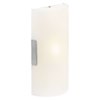 Foto para 150w Neon R7s J-118 Halogen Damp Location Brushed Steel LFR Wall & Vanity 8"x16" (CAN 4.75"x15"x1.4")