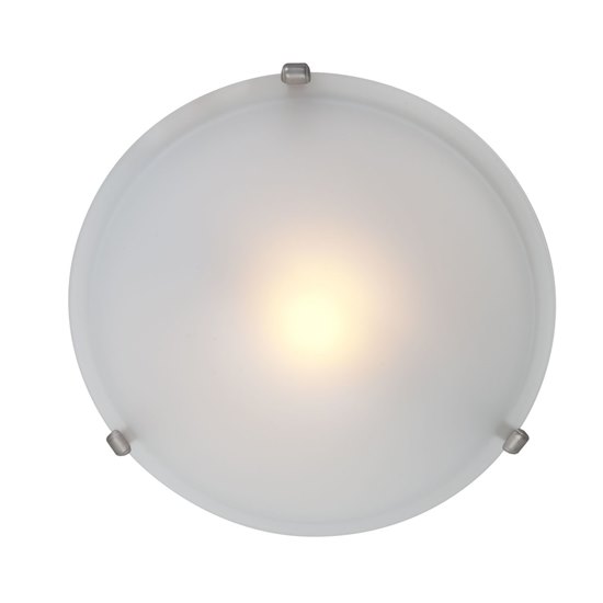 Foto para 150w Nimbus R7s J-118 Halogen Damp Location Satin Frosted Flush-Mount 5"Ø16"