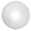 Foto para 150w Nimbus R7s J-118 Halogen Damp Location White Alabaster Flush-Mount 5"Ø16.25"