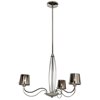 Foto para 180w (3 x 60) Milano G9 G9 Halogen Dry Location Chromed Glass Chandelier (CAN 0.9"Ø5")