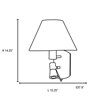 Foto para 18w Cyprus GU-24 Spiral Fluorescent + LED Dry Location Chrome CRM LED and Flourcent Wall Lamp (CAN 5.25"x4.4"x1.5")