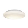 Foto para 18w Orion GU-24 Quad Fluorescent Damp Location White Opal Flush-Mount (CAN 1"Ø9.25")