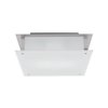 Foto para 200w Vision R7s J-118 Halogen Damp Location Brushed Steel Frosted Flush-Mount 9.5"x9.5"x3.25"