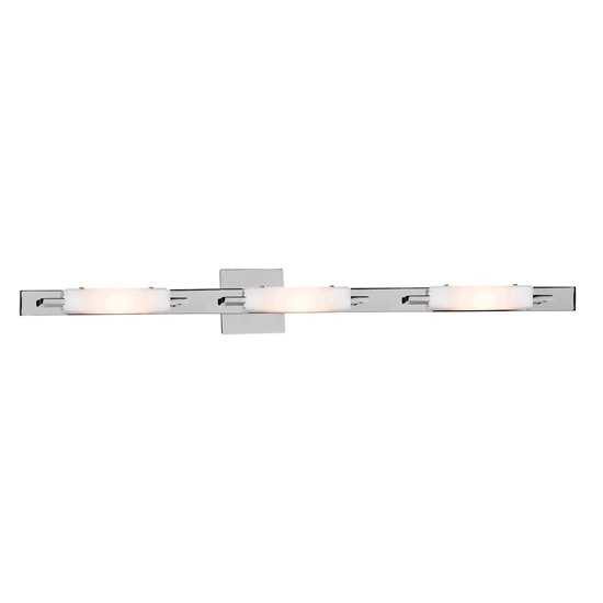 Foto para 225w (3 x 75) Styx R7s J-78 Halogen Dry Location Chrome Opal Wall & Vanity (CAN 34.9"x2.6"x1")