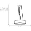 Foto para 24w Aero Module Damp Location Chrome Opal Dimmable LED Flush-mount 5.5"Ø15.7" (CAN 1"Ø5.8")