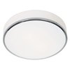 Foto para 24w Aero Module Damp Location Chrome Opal Dimmable LED Flush-mount 4.75"Ø15.7" (CAN Ø11")