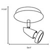 Foto para 50w Mirage GU-10 MR-16 Halogen Dry Location Bronze Swivel Spot (CAN 1")