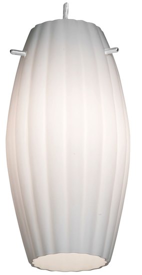 Foto para Fleur Opal Moulded Glass Cylinder Glass Shade