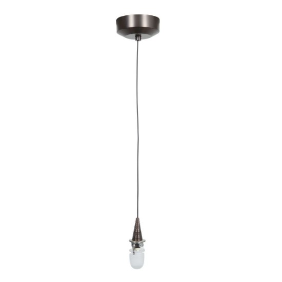 Foto para 35w Zeta GY6.35 Bi-Pin Halogen Dry Location Bronze Low Voltage Pendant (CAN Ø4.5")