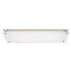 Foto para 39w Vision Bi-Pin T-5 HO Linear Fluorescent Damp Location Brushed Steel Frosted Fluorescent Ceiling Wall Fixture (CAN 34.6"x4.25"x1.4")