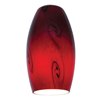 Foto para Merlot Red Sky Pendant Glass Shade