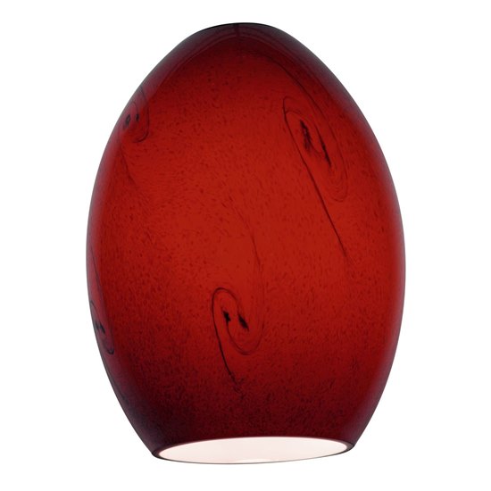 Foto para FireBird Red Sky Brandy Pendant Glass Shade