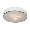 Foto para 30w Aero Module 90Plus CRI Damp Location Chrome Opal Dimmable Led Flush-Mount 4.4"Ø19.5" (OA HT 4.4) (CAN 0.5"Ø13")