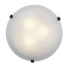 Foto para 15w Mona Module 90Plus CRI Dry Location Rust Alabaster Dimmable Led Flush Or Wall Mount 4.5"Ø16" (OA HT 4.5) (CAN Ø13.75")