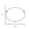 Foto para 15w Mona Module 90Plus CRI Dry Location Rust Alabaster Dimmable Led Flush Or Wall Mount 4.5"Ø16" (OA HT 4.5) (CAN Ø13.75")