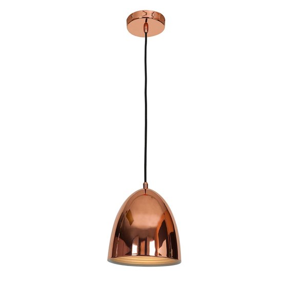 Foto para 60w (s) Essence E-26 A-19 Incandescent Dry Location SCP Copper Dome Pendant (CAN 1"Ø5")