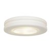 Foto para 180w (3 x 60) Altum E-26 A-19 Incandescent Damp Location White Opal Flush-Mount 3.9"Ø19.5" (OA HT 3.9) (CAN 1"Ø11.1")