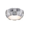 Foto para 96w Layers GU-24 LED or Fluorescent Damp Location White CH - Flush-Mount 6.3"Ø14.25" (OA HT 6.3)