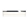 Foto para 18w Linear Module 85CRI LED Damp Location Chrome ACR Dimmble Wall Vanity Fixture (OA HT 5) (CAN 4.25"x8"x1.5")