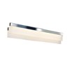 Foto para 24w Linear Module 85CRI LED Damp Location Chrome ACR Dimmble Wall Vanity Fixture (OA HT 5) (CAN 4.25"x8"x1.5")