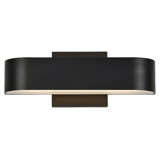 Foto para 27w Montreal SSL 90Plus CRI Black Frosted Marine Grade Wet Location Wall Fixture (OA HT 2.48)