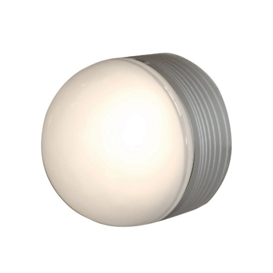 Foto para 10w MicroMoon GU-24 Satin Frosted Marine Grade Wet Location Led Ceiling Or Wall Fixture (OA HT 5) (CAN 1.5"Ø4.4")