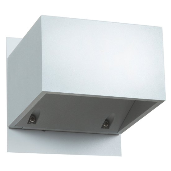 Foto para 6w Square SSL 80CRI LED White Marine Grade Wet Location Wall Fixture (OA HT 3.1) (CAN 5")