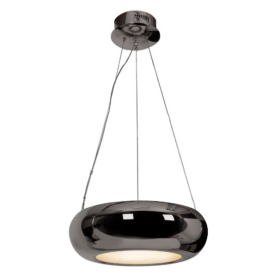 Foto para 24w (l) Essence SSL 85CRI LED Dry Location Chrome Dimmable Led Pendant (CAN 3.3"Ø6.25")