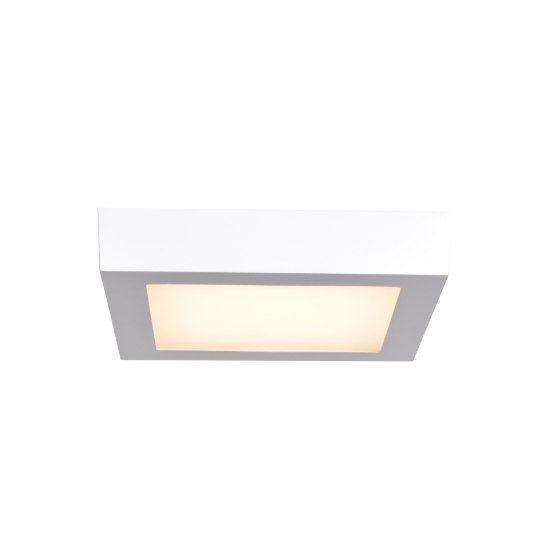 Foto para 12w 960lm 30k Strike 2.0 SSL Dedicated LED Damp Location White Acrylic Lens Dimmable Led Square Flush Mount