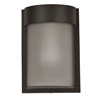 Foto para 60w 800lm 27k Destination E-26 Incandescent Black Ribbed Frosted Marine Grade Wet Location LED Bulkhead