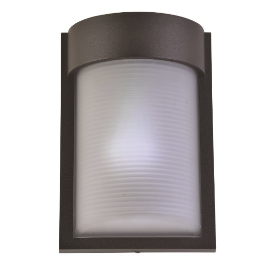 Foto para 60w 800lm 27k Destination E-26 Incandescent Bronze Ribbed Frosted Marine Grade Wet Location LED Bulkhead