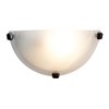 Foto para 10w 800lm 30k Mona E-26 Replaceable LED Dry Location Oil Rubbed Bronze Alabaster Dimmable LED Wall Sconce (CAN 9.6"x4.75"x0.9")