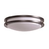 Foto para 20w 1200lm 30k Solero SSL Dedicated LED Damp Location Bronze Acrylic Lens Dimmable LED Flush Mount