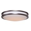 Foto para 13w (6 x 2.16667) 5440lm 27k Solero GU-24 Flourescent Damp Location Bronze Acrylic Lens 6-Light Flush Mount