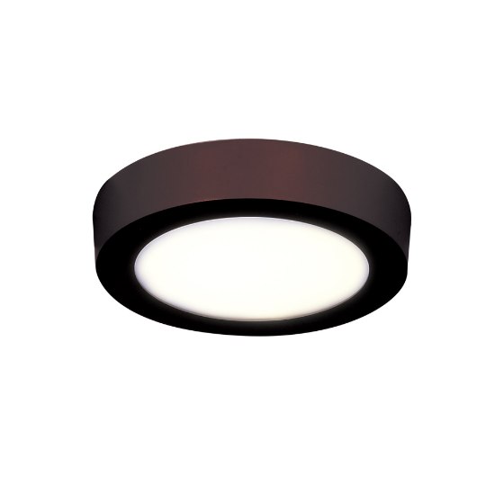 Foto para 12w 960lm 30k Strike 2.0 SSL Dedicated LED Damp Location Bronze Acrylic Lens Dimmable LED Round Flush Mount