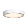 Foto para 16w 1280lm 30k Strike 2.0 SSL Dedicated LED Damp Location White Acrylic Lens Dimmable LED Round Flush Mount