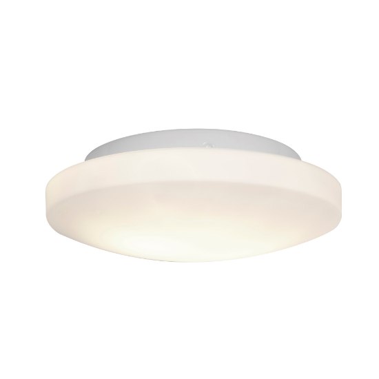 Foto para 10w (2 x 5) 1600lm 30k Orion E-26 Replaceable LED Damp Location White Opal Dimmable LED Flush Mount (CAN 1")