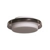 Foto para 8.5w 600lm 30k Bellagio SSL Dedicated LED Damp Location Opal Glass Smoke Dimmable LED Flush Mount