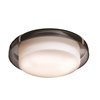 Foto para 8.5w 600lm 30k Bellagio SSL Dedicated LED Damp Location Opal Glass Smoke Dimmable LED Flush Mount