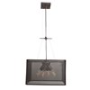 Foto para 60w (4 x 15) 3200lm 27k Epic E-26 Incandescent Damp Location Black Square Pendant (OA HT 134") (CAN 4.75"x4.75"x1.5")