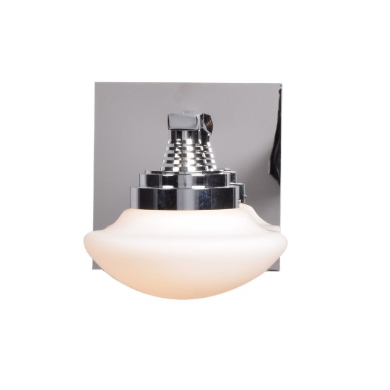 Foto para 4w 400lm 30k Atomiser SSL Dedicated LED Damp Location Chrome Opal 1-Light Dimmable LED Vanity